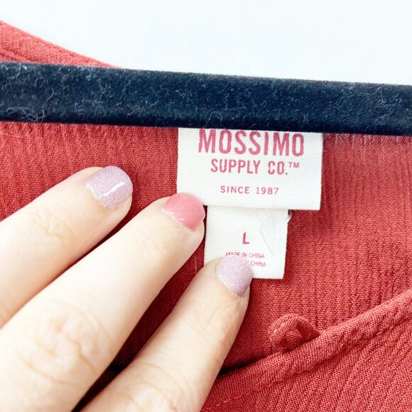 Mossimo Large Womens Sienna Boho Popover Top - Picture 3 of 6